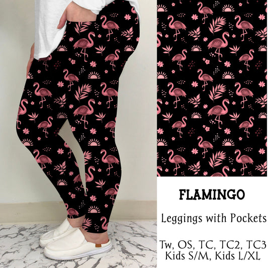 Flamingo Leggings/Joggers | PREORDER CLOSES 3/8, ETA LATE APRIL