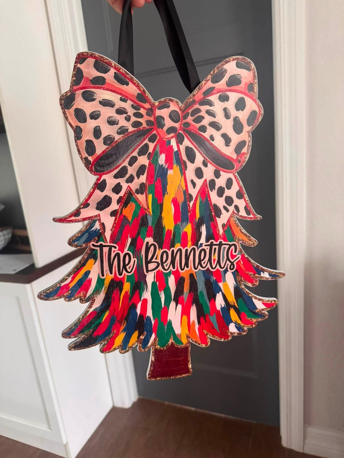 Custom Personalized Printed Christmas Tree Signs (Preorder - Ships in 4-5 Weeks)