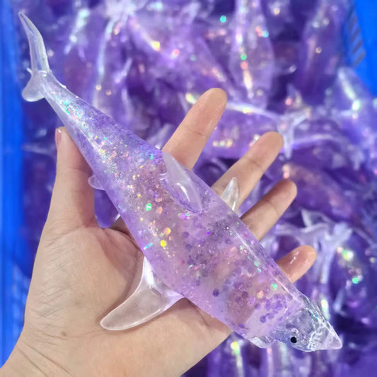 Viral Glitter Shark Squishy (PREORDER CLOSES 7/12, ETA LATE JULY)