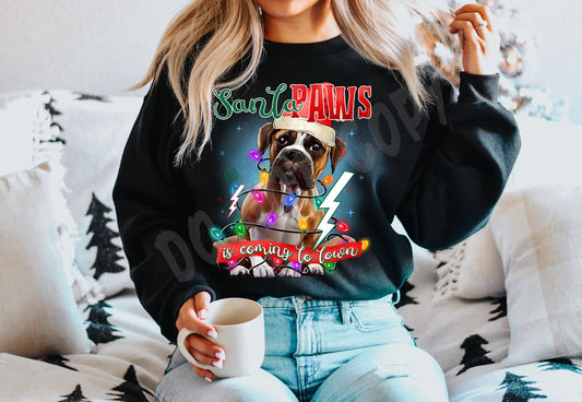 SANTA PAWS 6 CREWNECK SWEATSHIRT