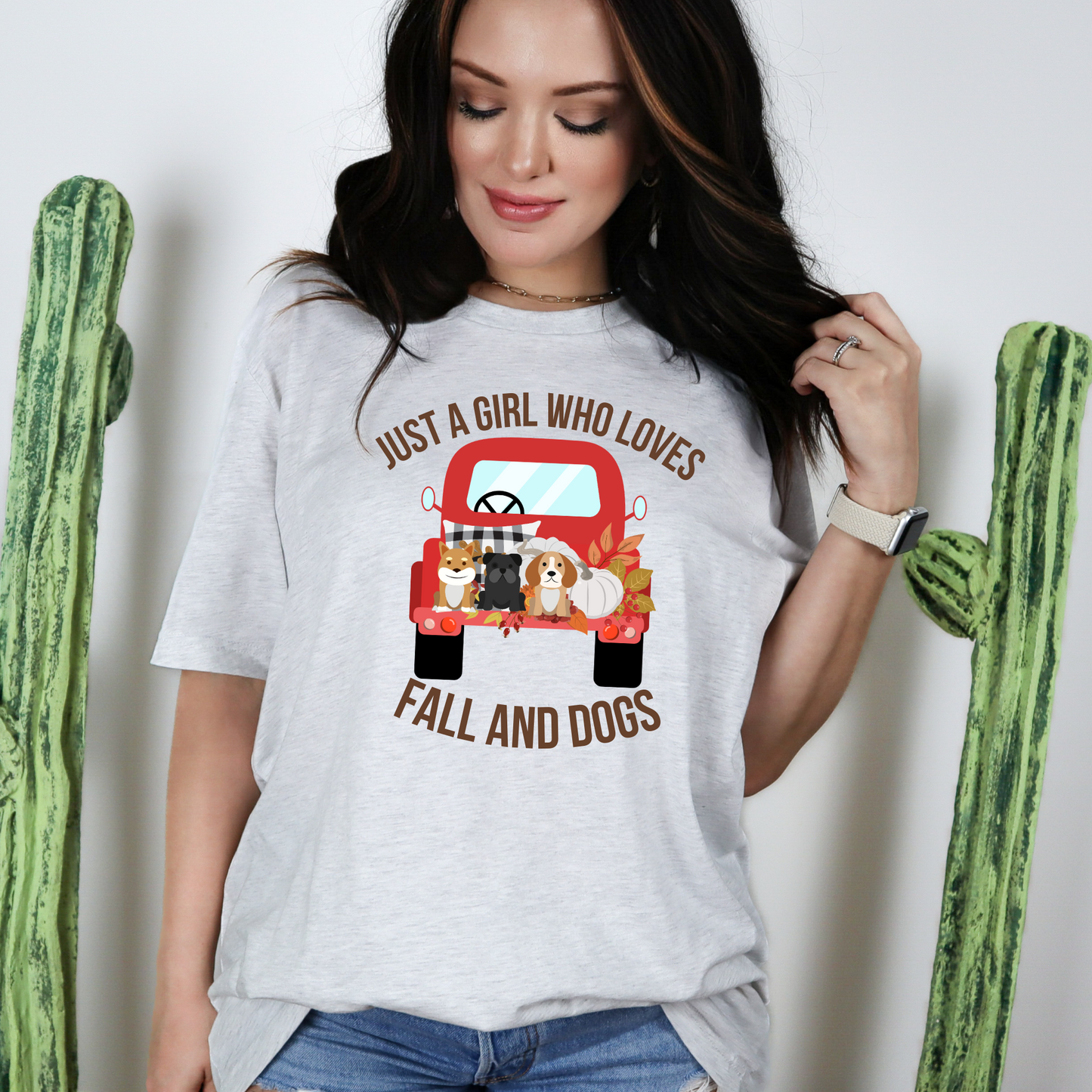Fall and Dogs Graphic Tee