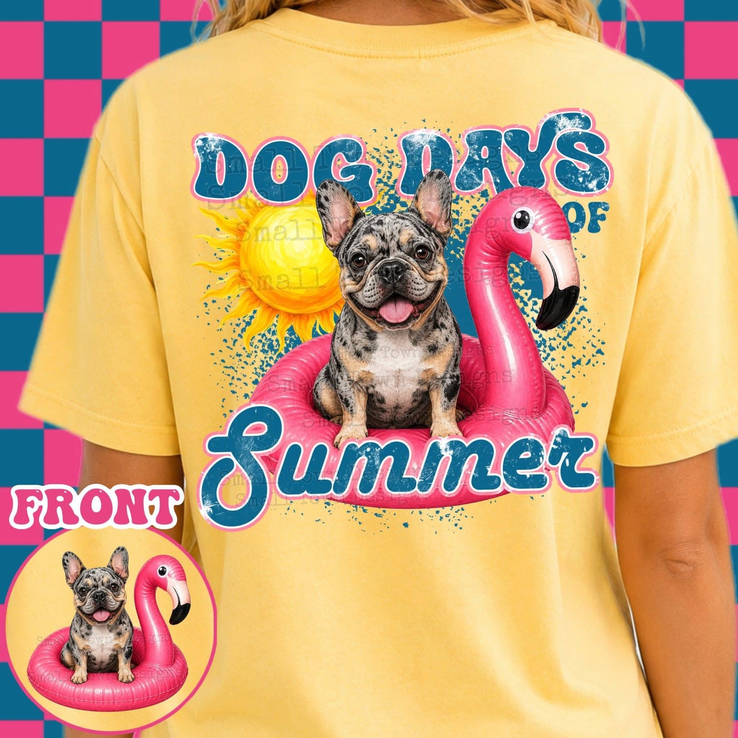 DOG DAYS OF SUMMER DOUBLE SIDED TEE