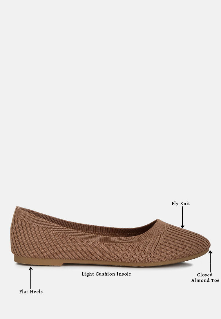 Ammie Solid Casual Ballet Flats