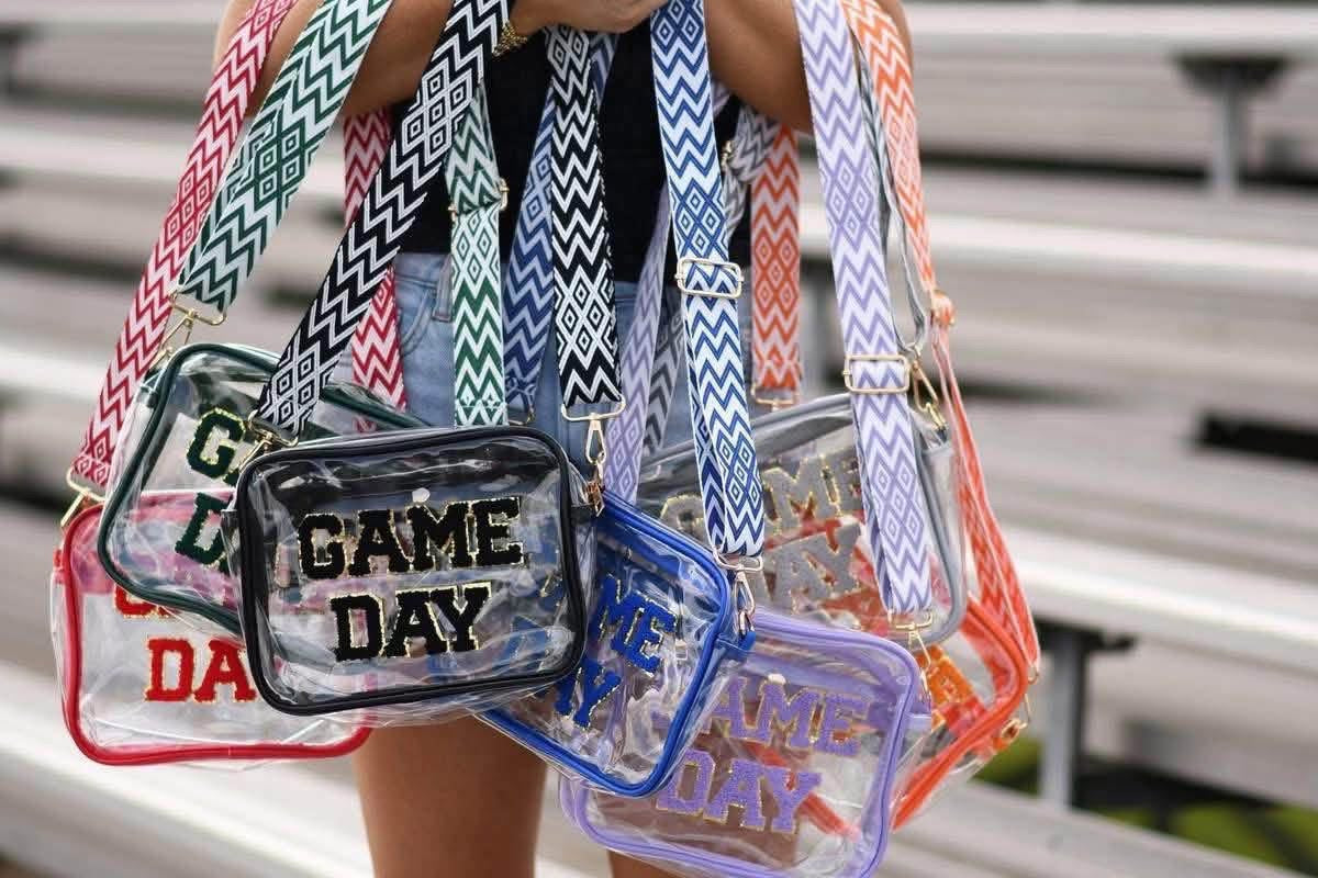 Clear Game Day Purse - PREORDER CLOSES 7/12, ETA MID AUG.
