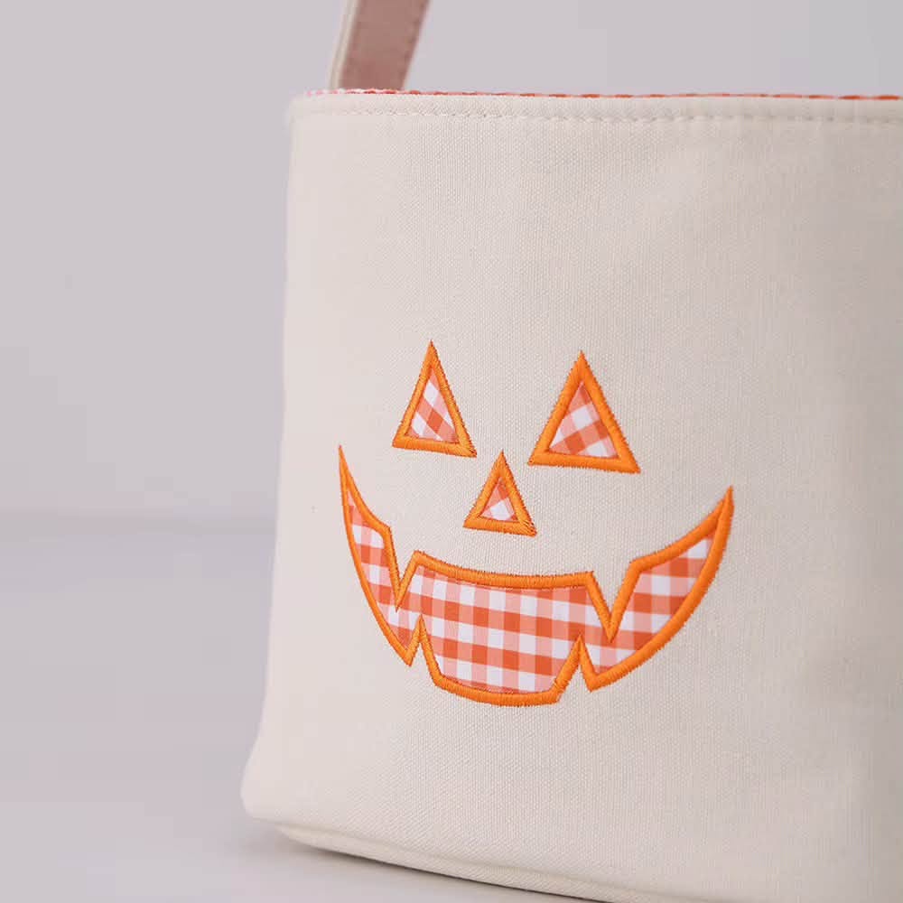 Custom Gingham Halloween Basket (PREORDER CLOSES 8/30, ETA LATE SEPT.)