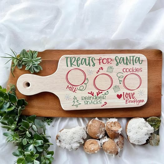 Custom Personalized Santa Cookie Tray (Preorder - Ships in ~6 Weeks)