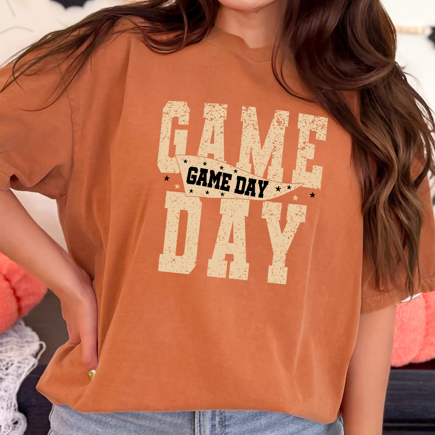 Preppy Game Day Graphic Tee