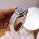 Perla Snow Crystal Silver Hardware