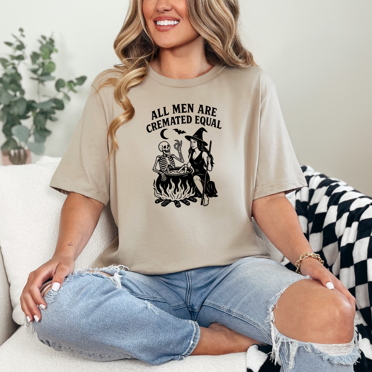 All Men are Cremated Equal Graphic Tee