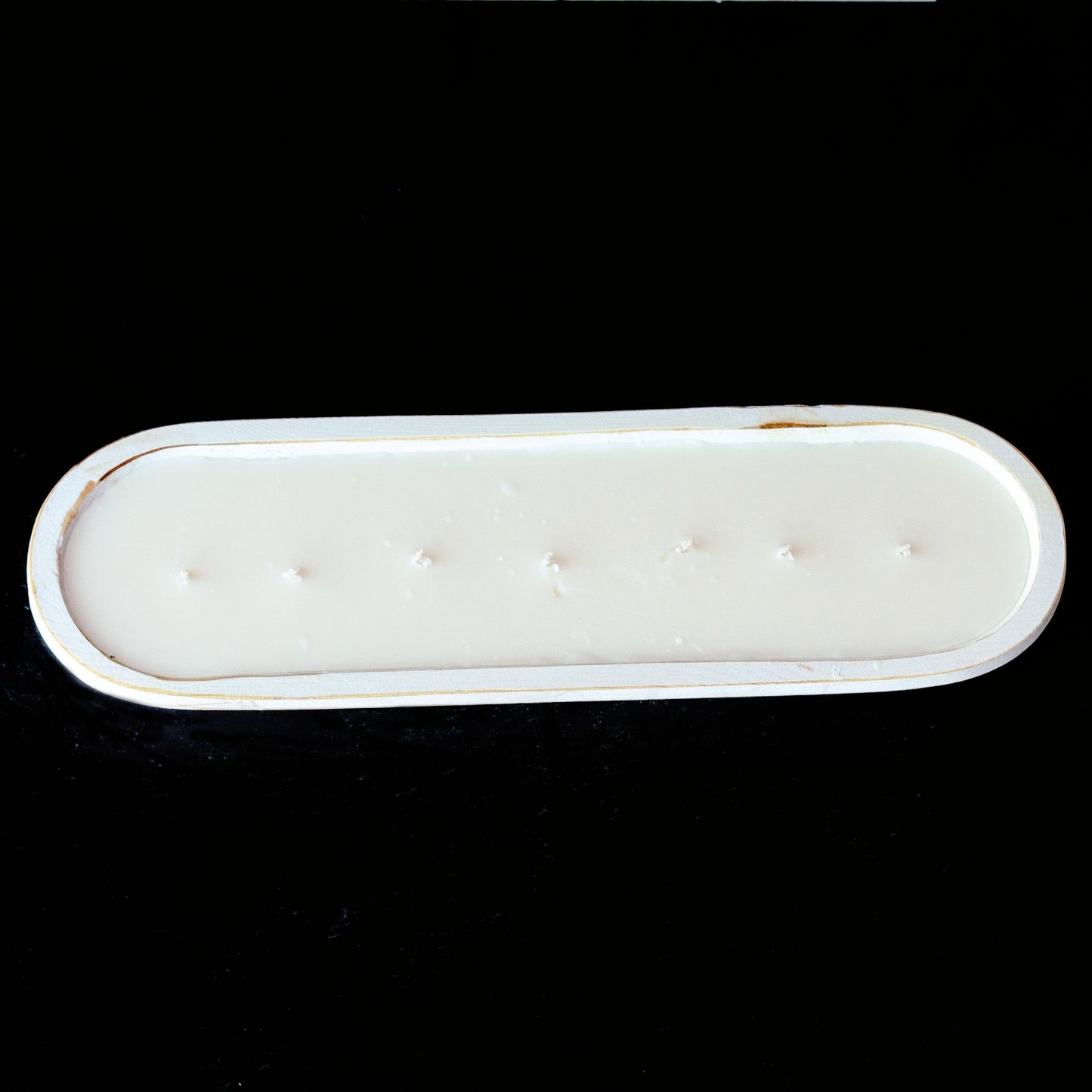 Starfruit & Mandarin - 7 Wick White Wood Dough Bowl Candle