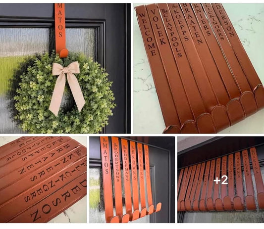 Custom Personalized Wreath Hanger (PREORDER- ETA ~6 WEEKS)