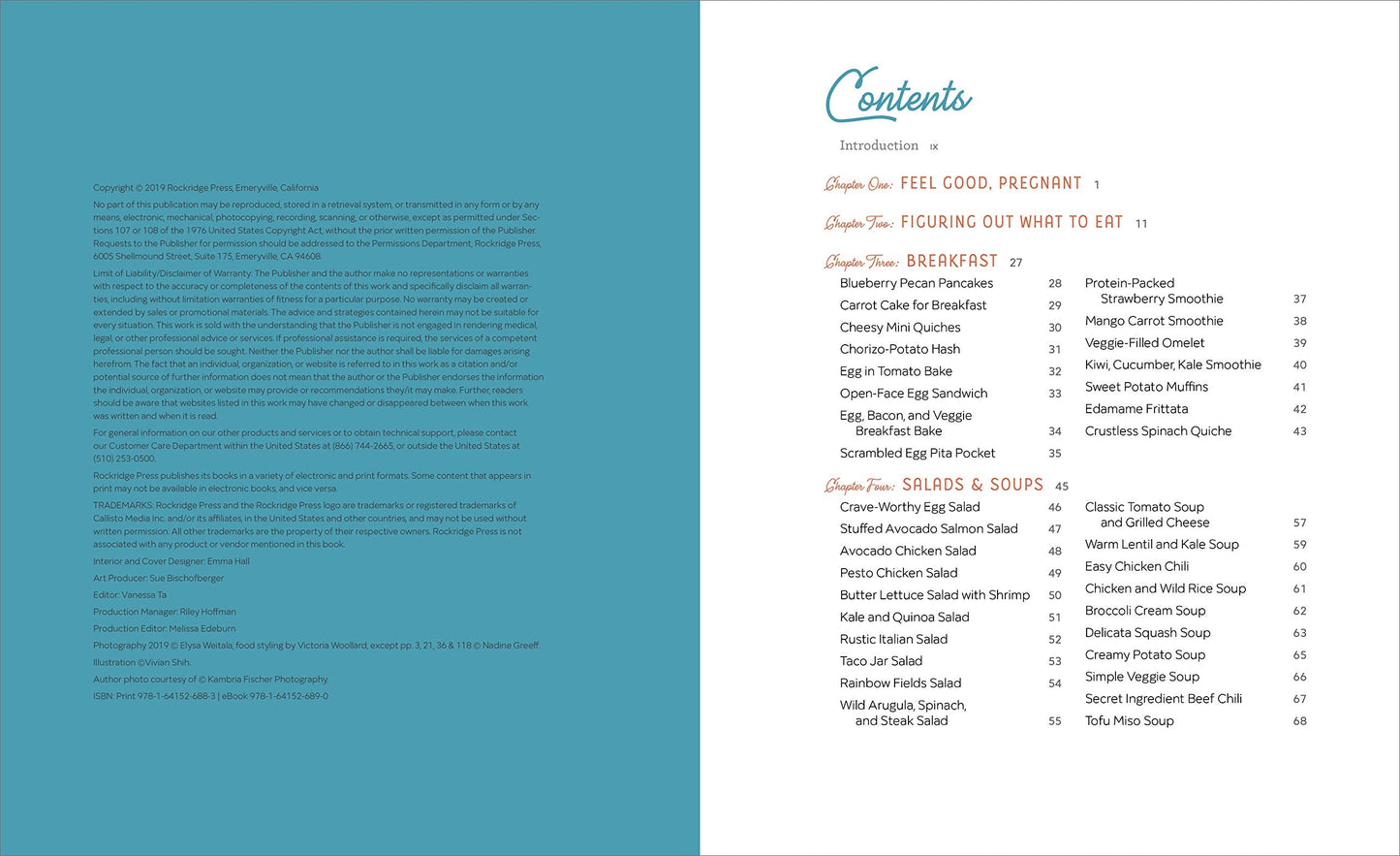 The Feel-Good Pregnancy Cookbook: 100 Nutritious and Delicious Recipes for a Healthy 9 Months and Beyond (Spiral Bound)