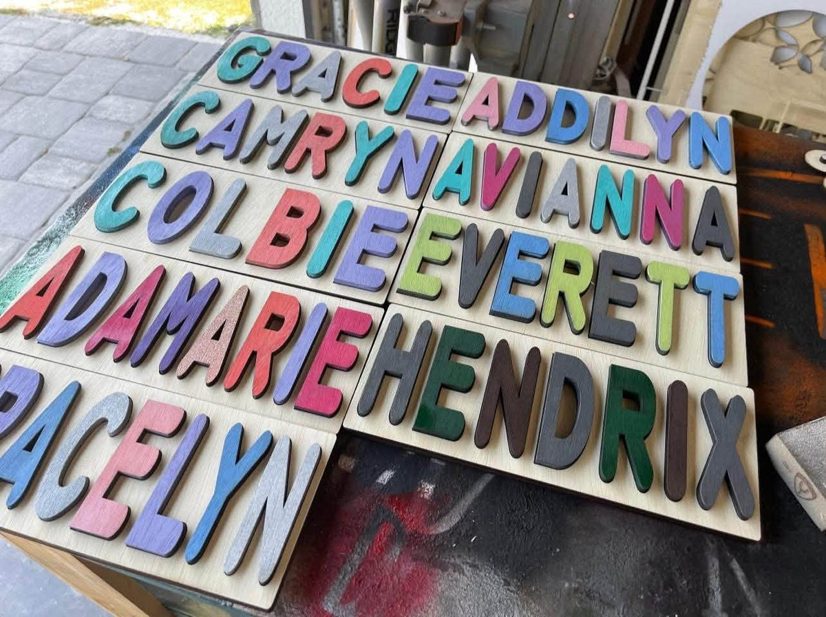 Custom Personalized Name Puzzle (PREORDER - Ships in 4-5 Weeks)