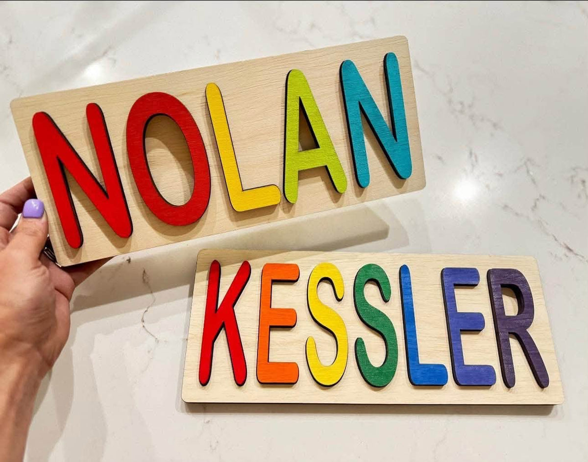 Custom Personalized Name Puzzle (PREORDER - Ships in 4-5 Weeks)