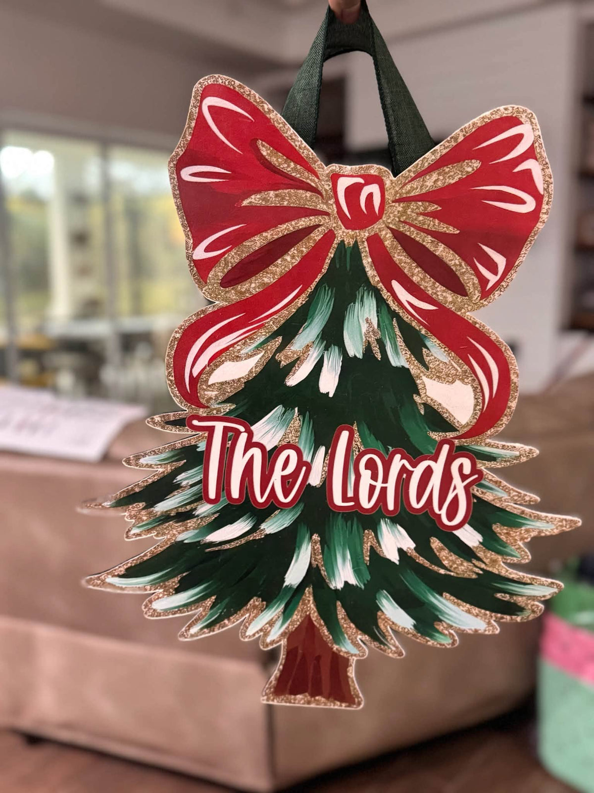 Custom Personalized Printed Christmas Tree Signs (Preorder - Ships in 4-5 Weeks)