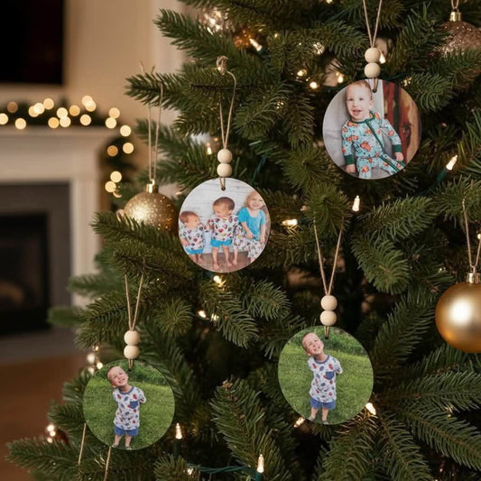 Custom PERSONALIZED PHOTO Ornament (PREORDER- ETA ~6 WEEKS)