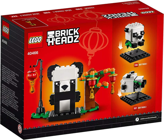 LEGO Brick Head Chinese New Year Pandas 40466