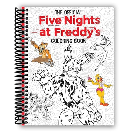 Five Nights at Freddy's Official Coloring Book (Spiral Bound)