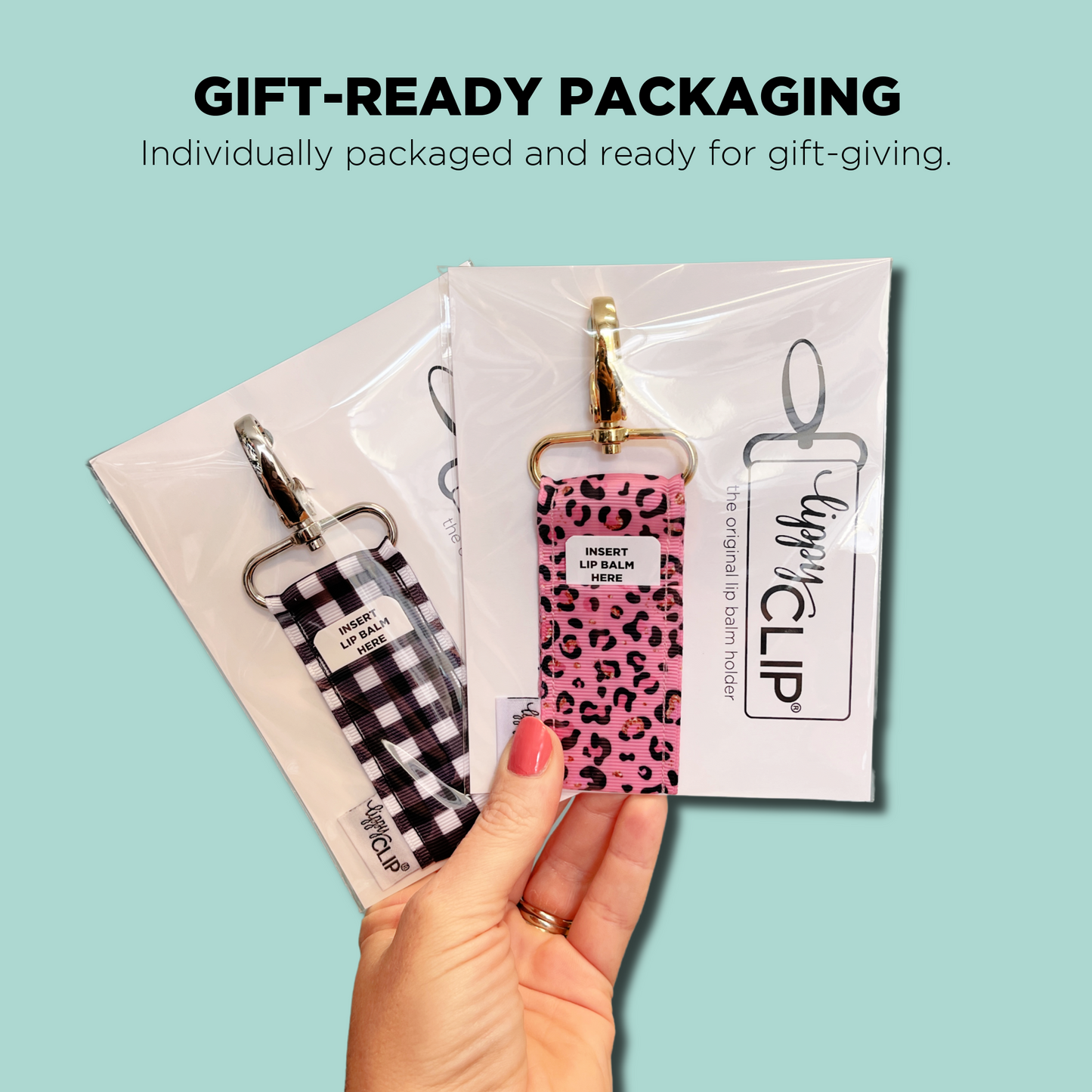 Giraffe and Friends LippyClip® Lip Balm Holder