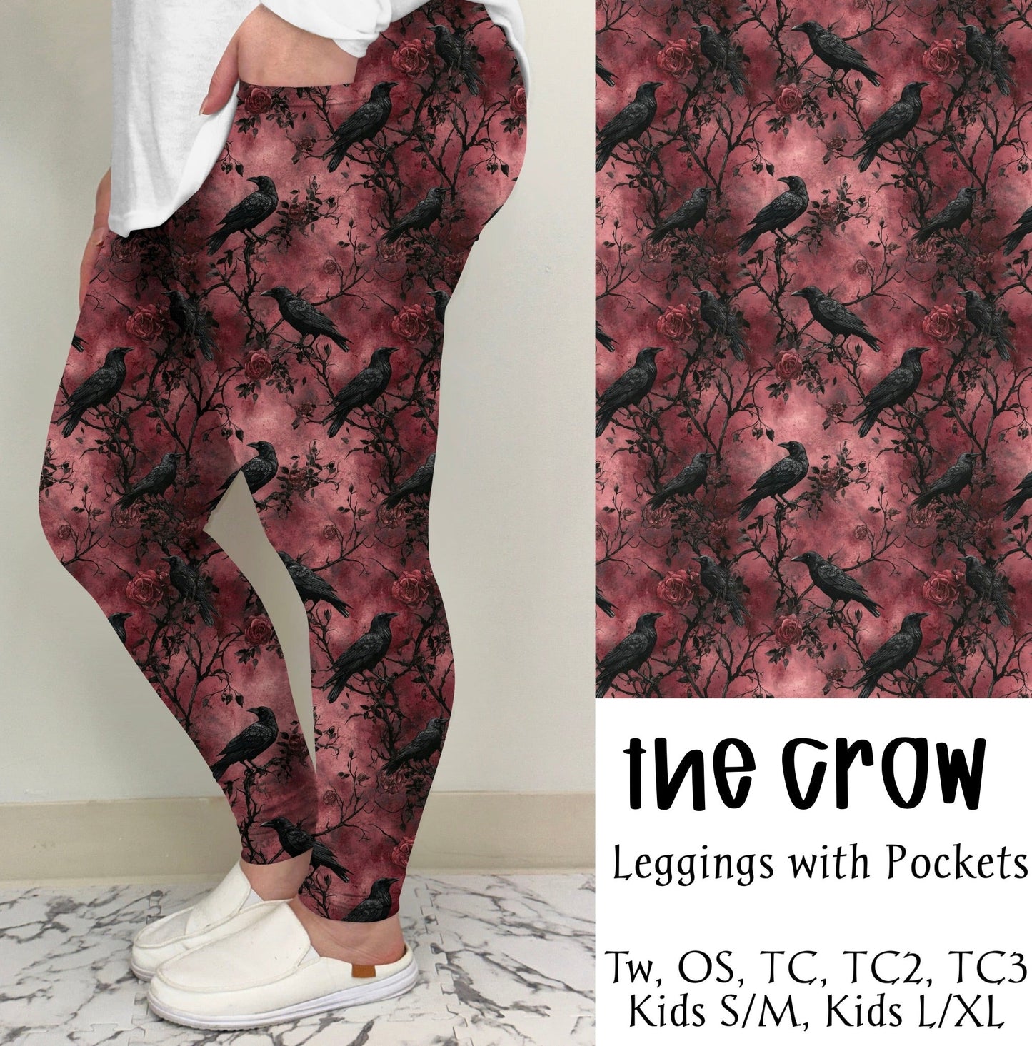 The Crow Leggings/Joggers | PREORDER CLOSES 6/30, ETA EARLY SEPT.