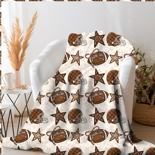 Football Star 50x60 Blanket | Preorder Closes 7/28, ETA Mid Sept.