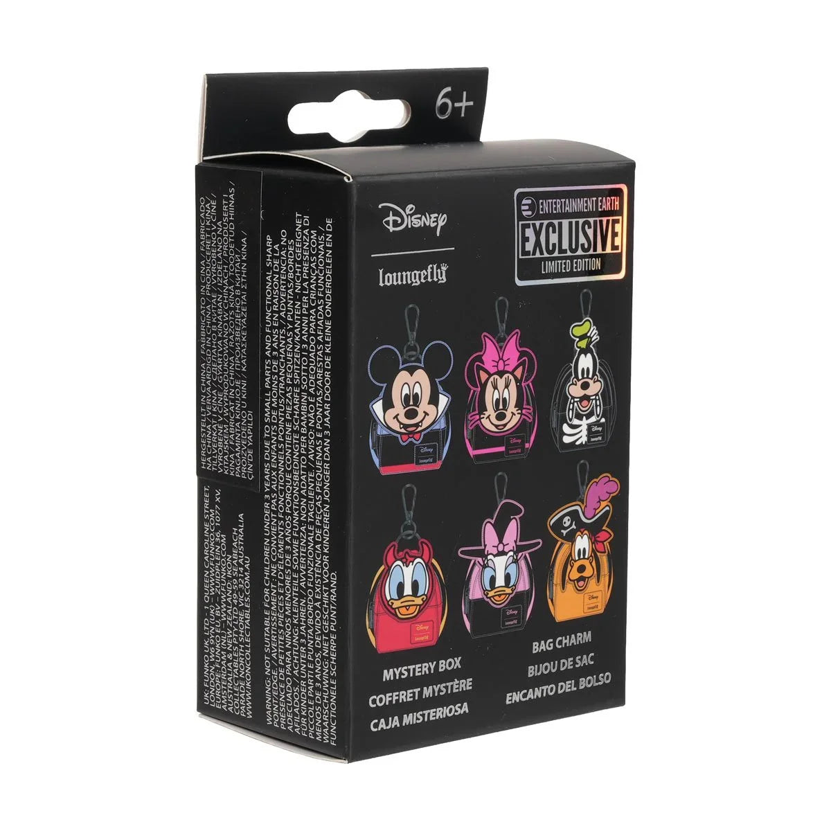 Loungefly Mickey & Friends Halloween Mystery Blind Box Mini Backpack Charm Keychain - FULL CASE OF 15