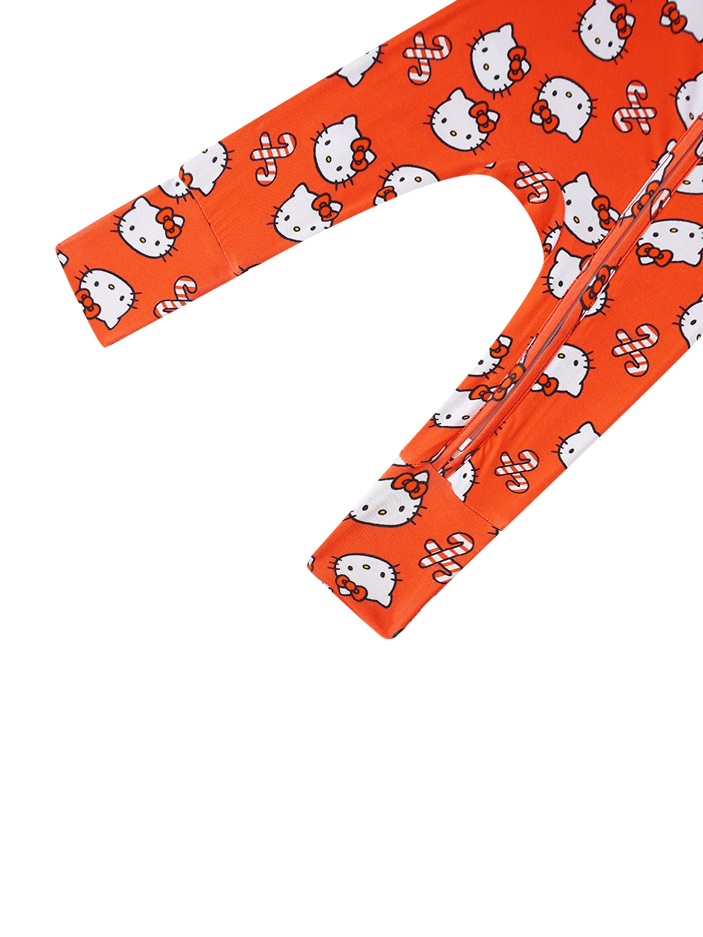 PoshTOT Sanrio Hello Kitty Red Bamboo Baby Convertible Zippy Romper