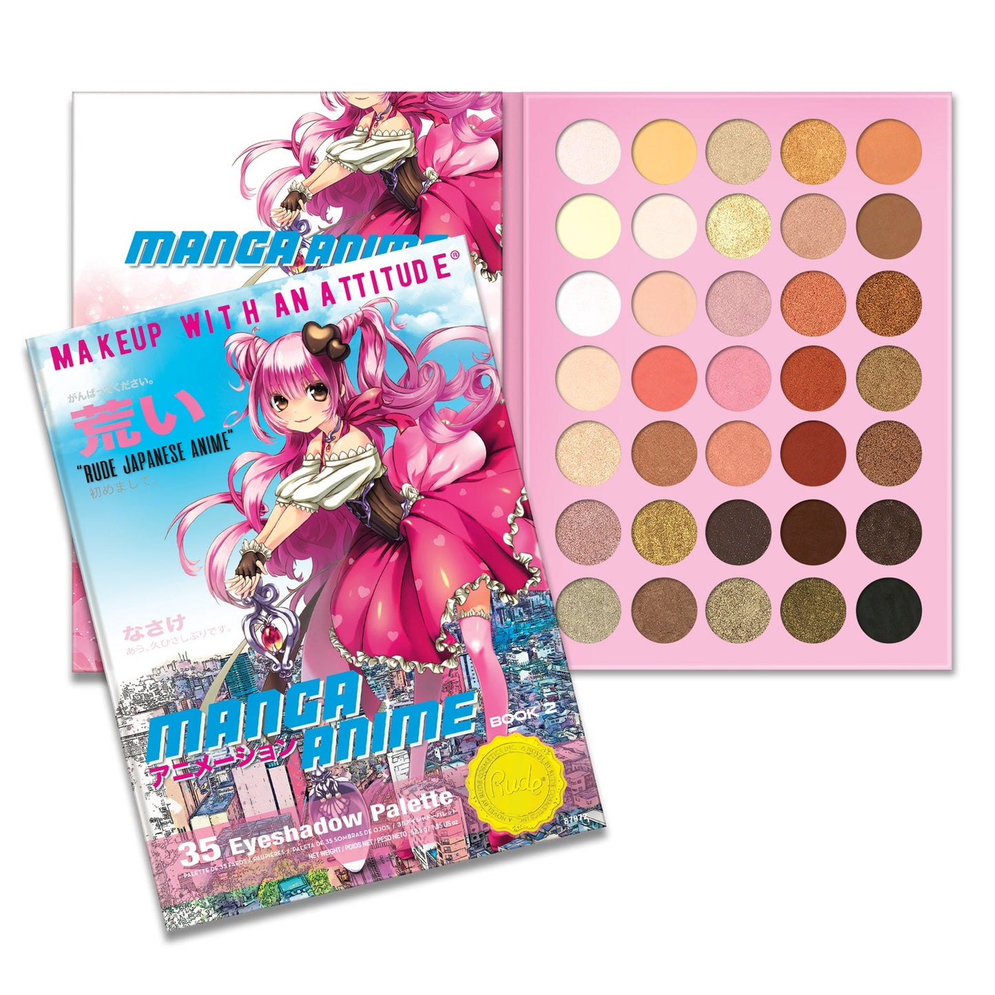 Chibi Manga Anime Makeup 35 Eyeshadow Palette Book 2