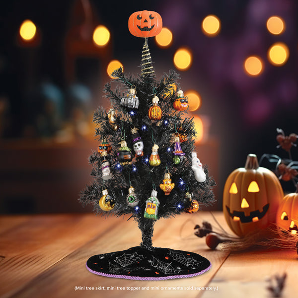 Mini Black Tree Pre-lit