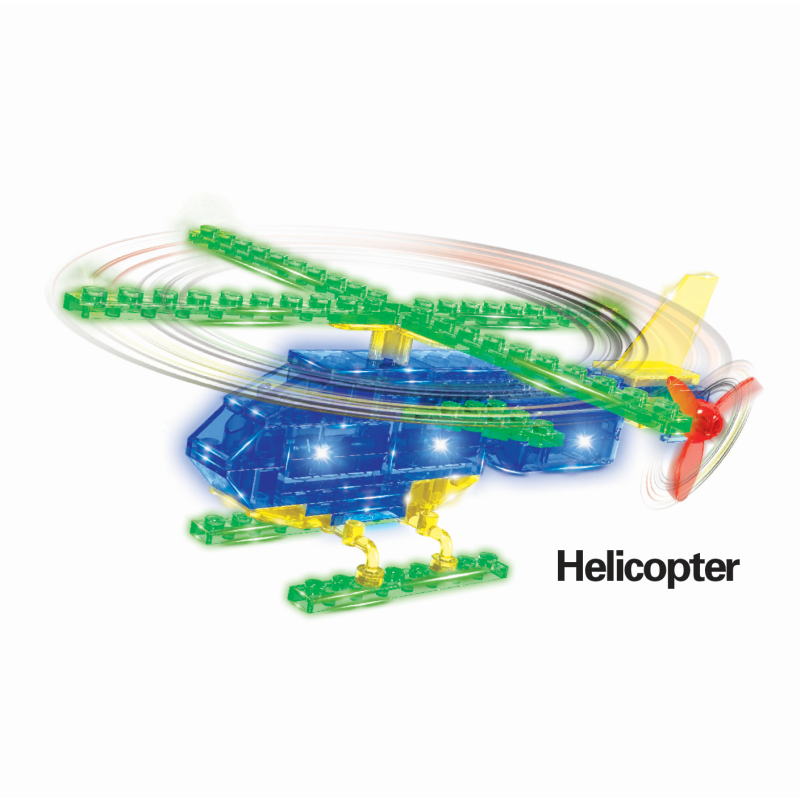 CRYSTAL BRIX 3-in-1 Light Up Aircraft