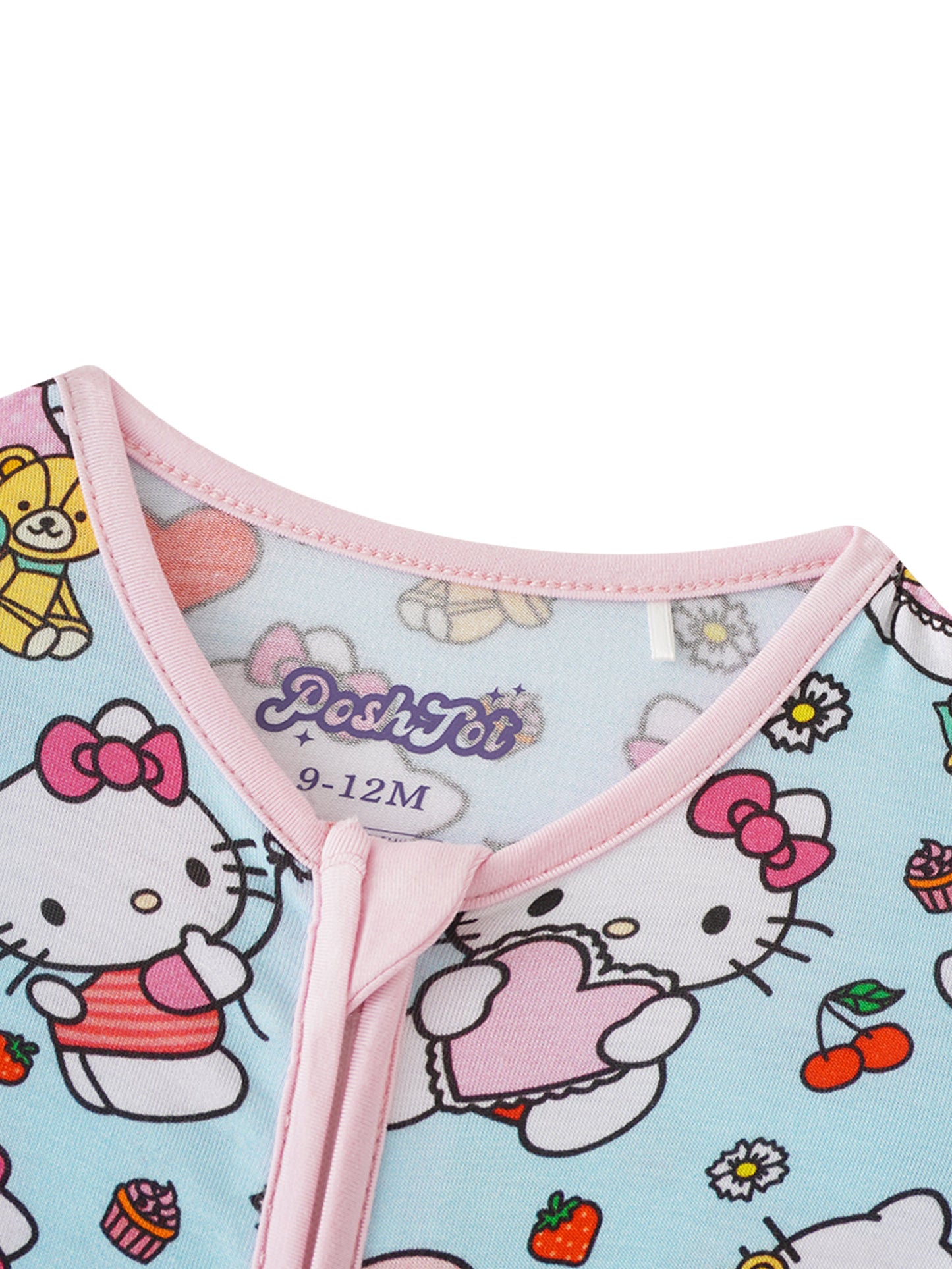 PoshTOT Sanrio Love Hello Kitty Bamboo Baby Convertible Zippy Romper