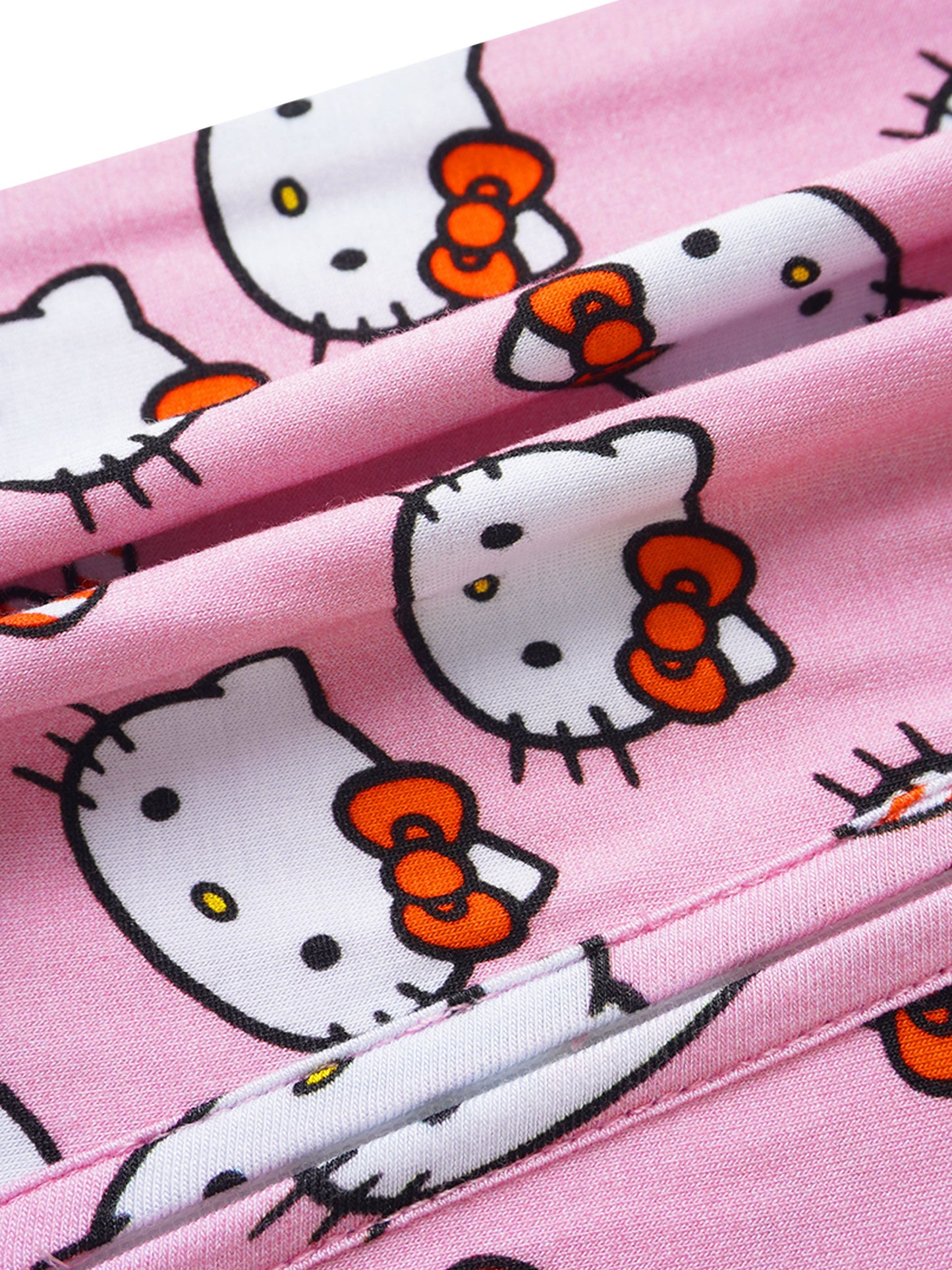 PoshTOT Sanrio Hello Kitty Pink Bamboo Baby Convertible Zippy Romper