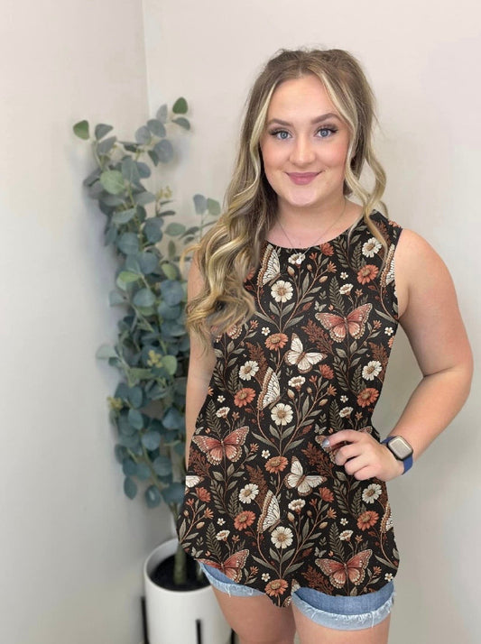 Boho Butterfly Tank Top | PREORDER CLOSES 2/24, ETA APRIL