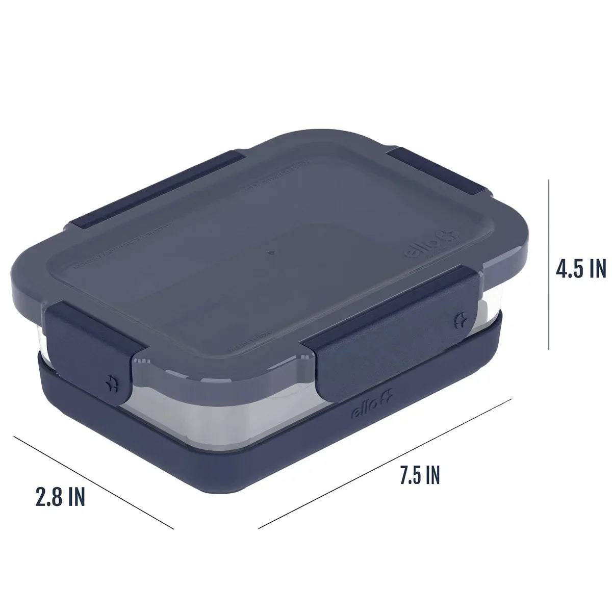 Ello 10-piece Glass Meal Prep Container Set