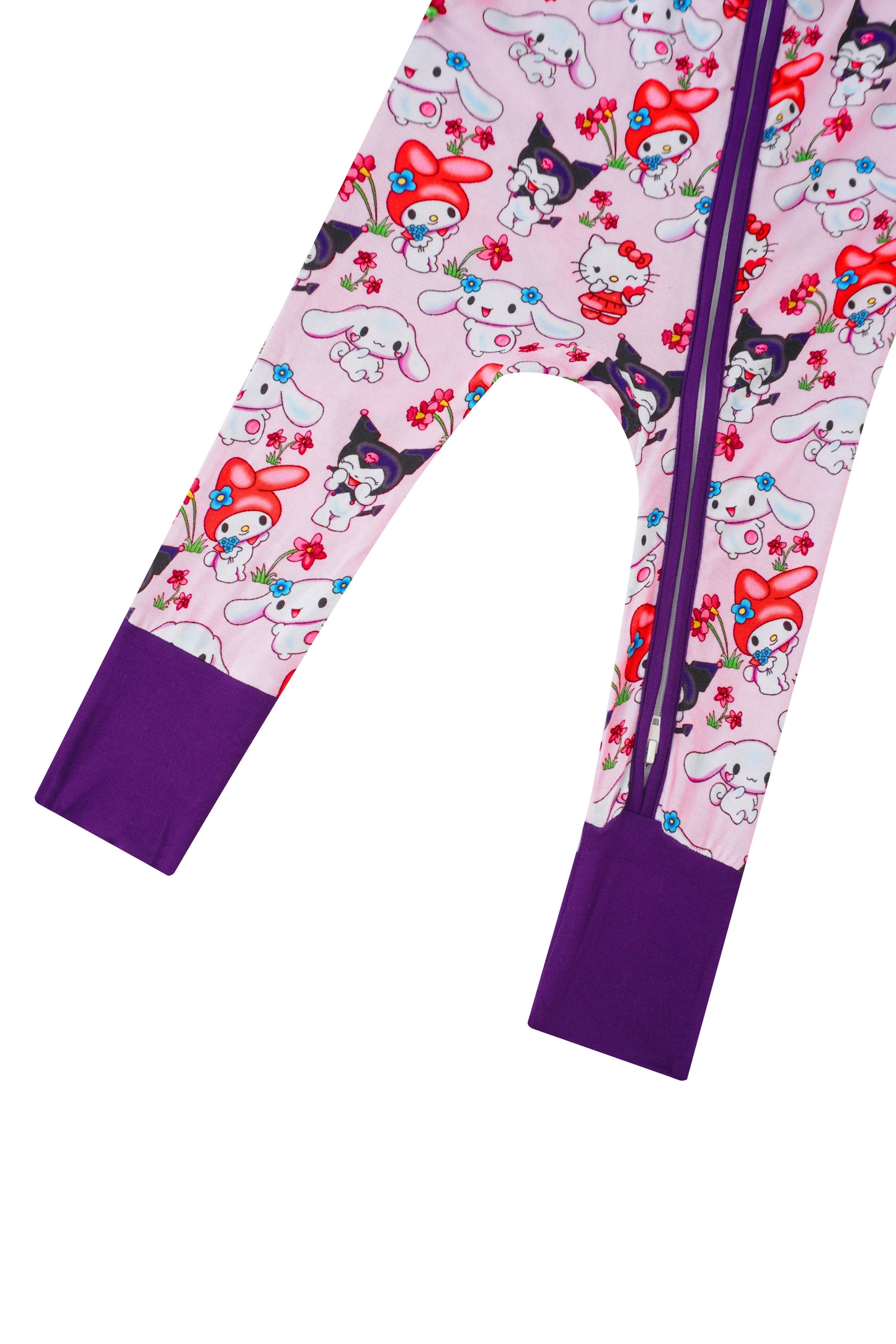 PoshTOT Sanrio My Melody Bamboo Baby Convertible Zippy Romper