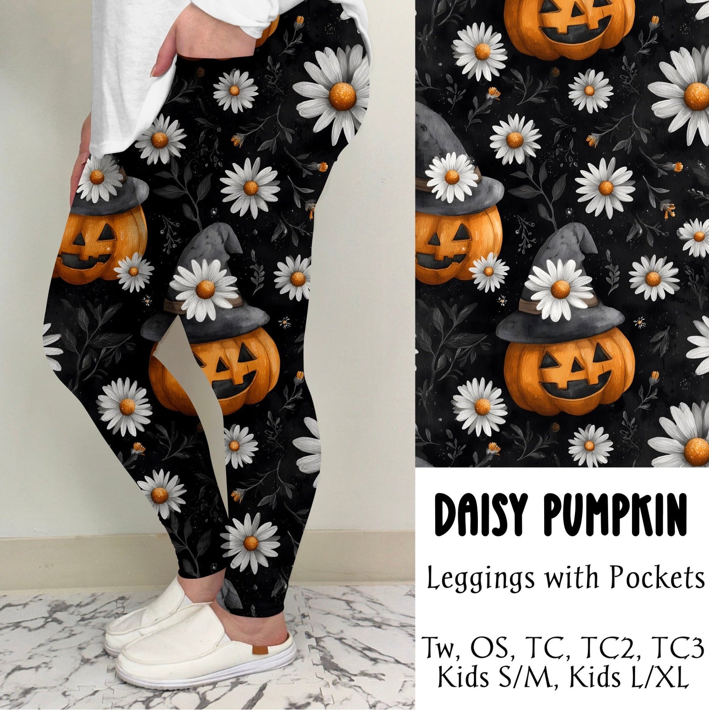 Daisy Pumpkins Leggings/Joggers | Preorder Closes 7/28, ETA Mid Sept.
