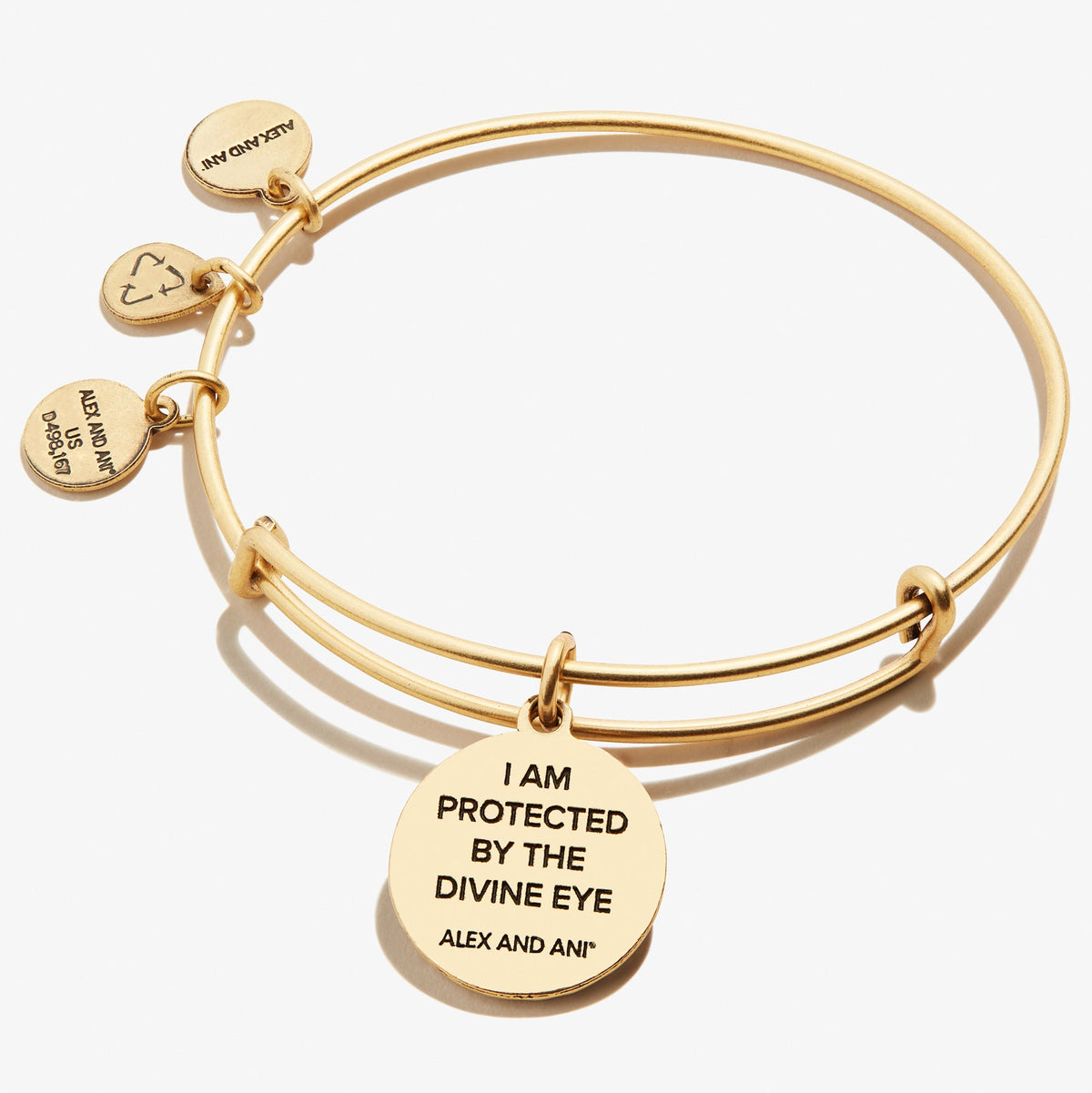 Evil Eye + Sodalite Charm Bangle