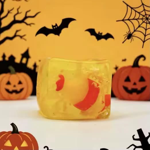 Viral Halloween Glow In The Dark Cube Squishy (PREORDER CLOSES 8/5, ETA LATE SEPT.)