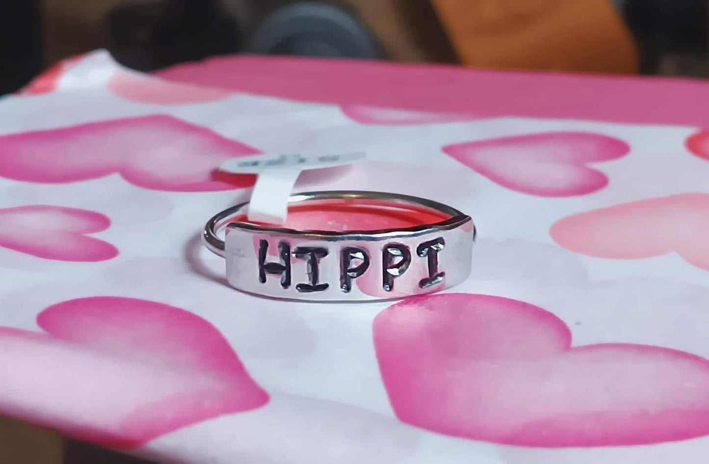 Custom Hand Stamped Ring (Preorder - Ships in 3-4 Weeks)