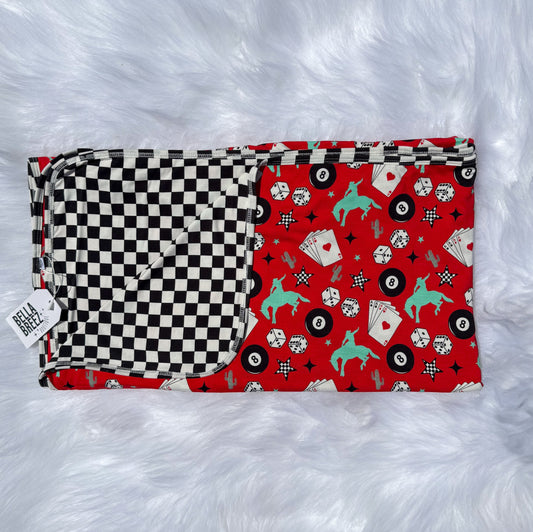 Luck Of The Draw Bamboo Blanket