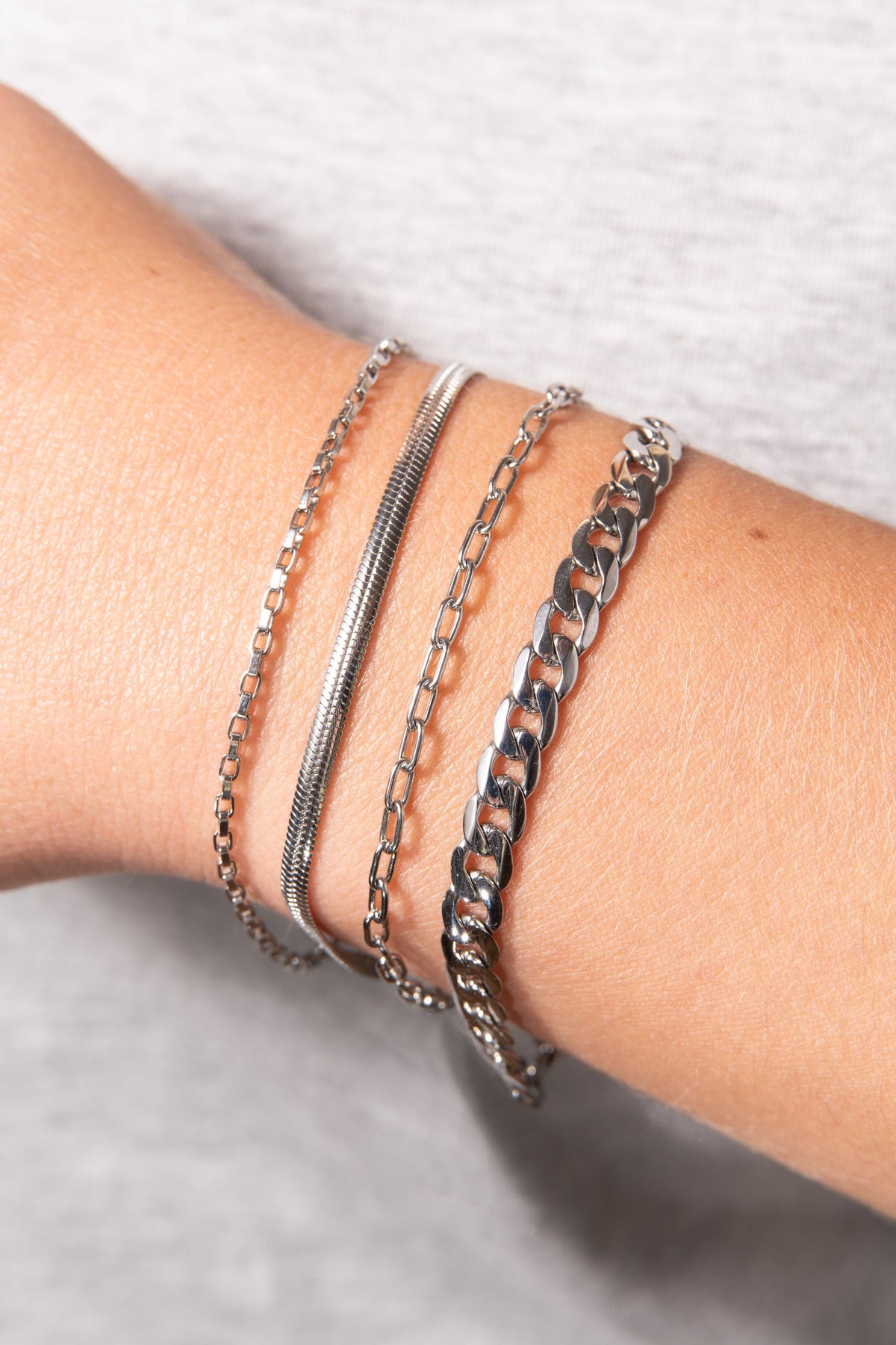 Everyday Box Link Chain Bracelet