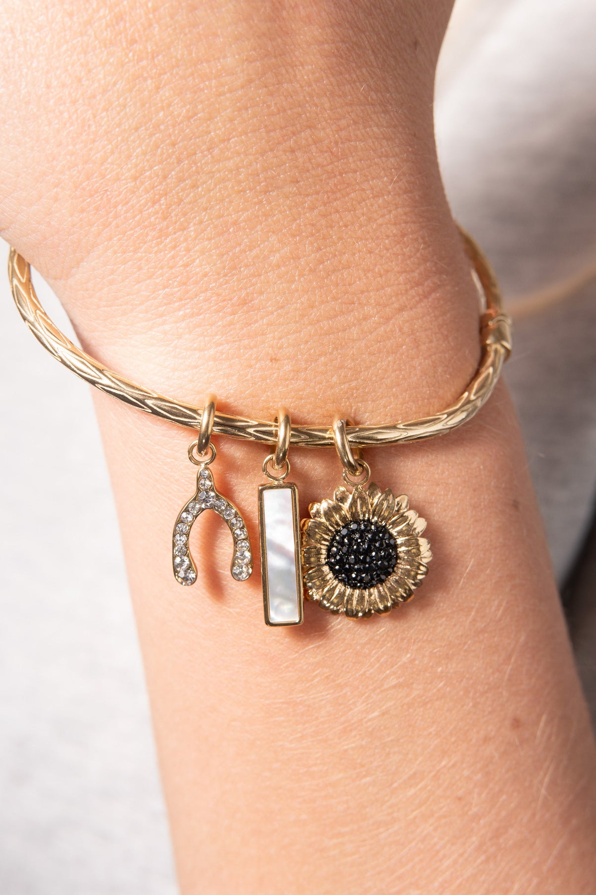 Pave Wishbone Interchangeable Charm