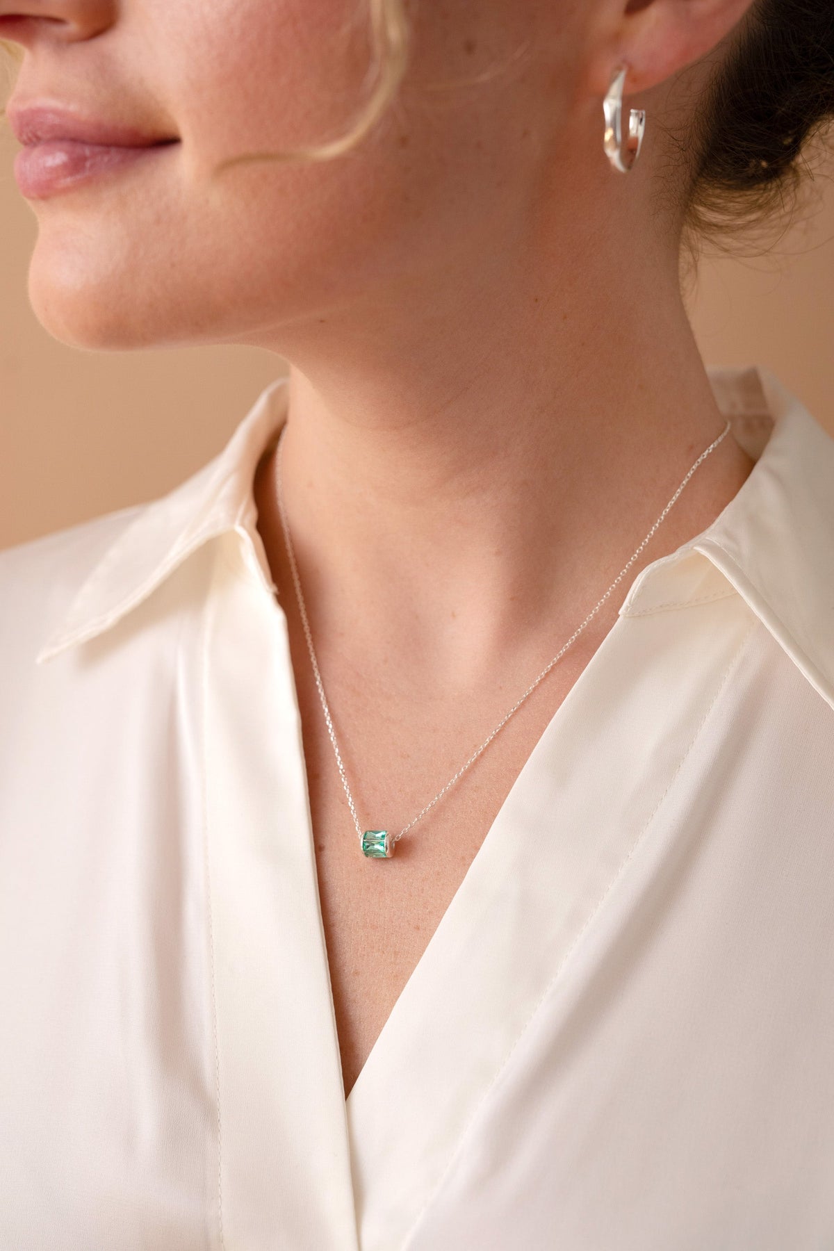 December Birthstone Precious Pendant Necklace