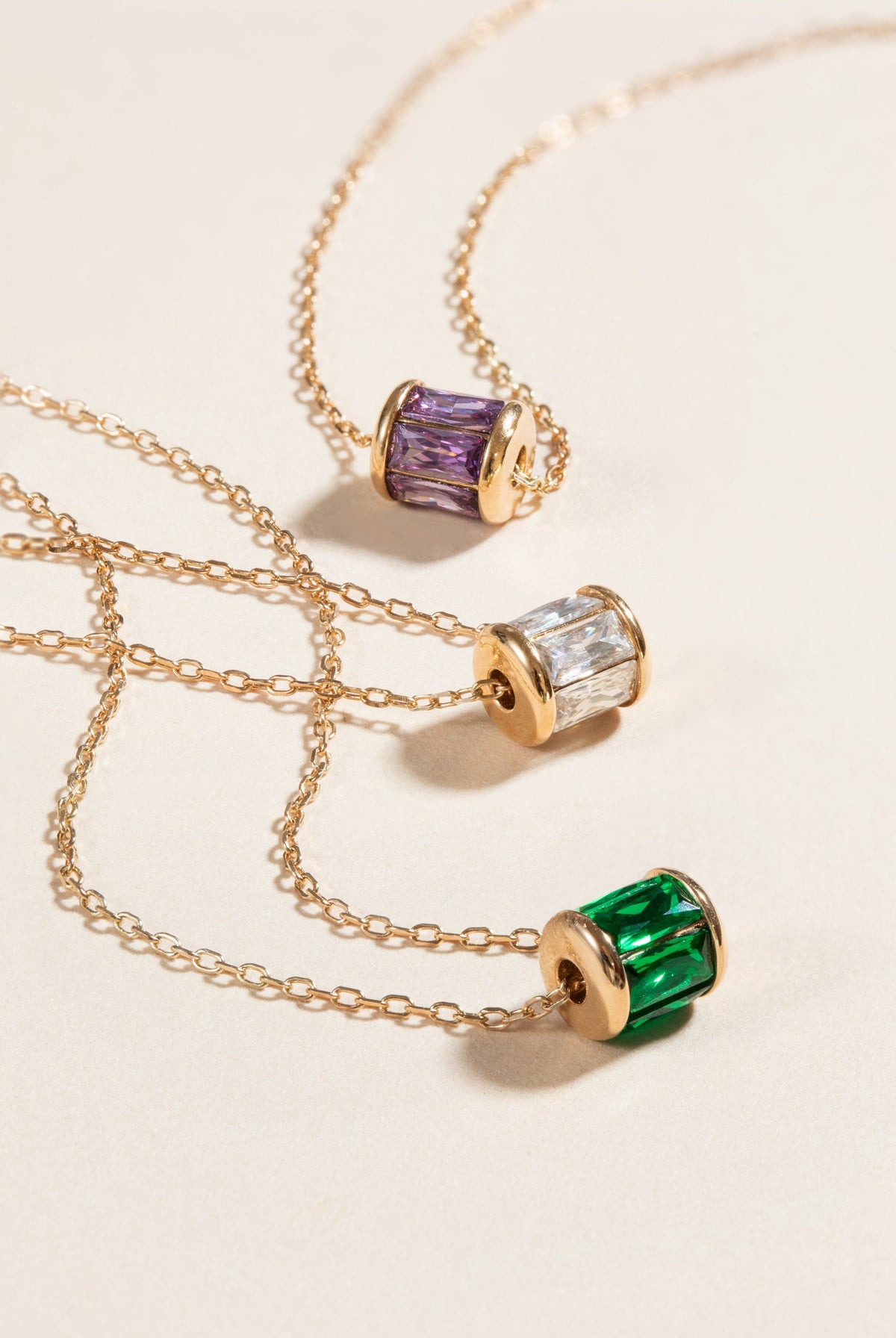 February Birthstone Precious Pendant Necklace