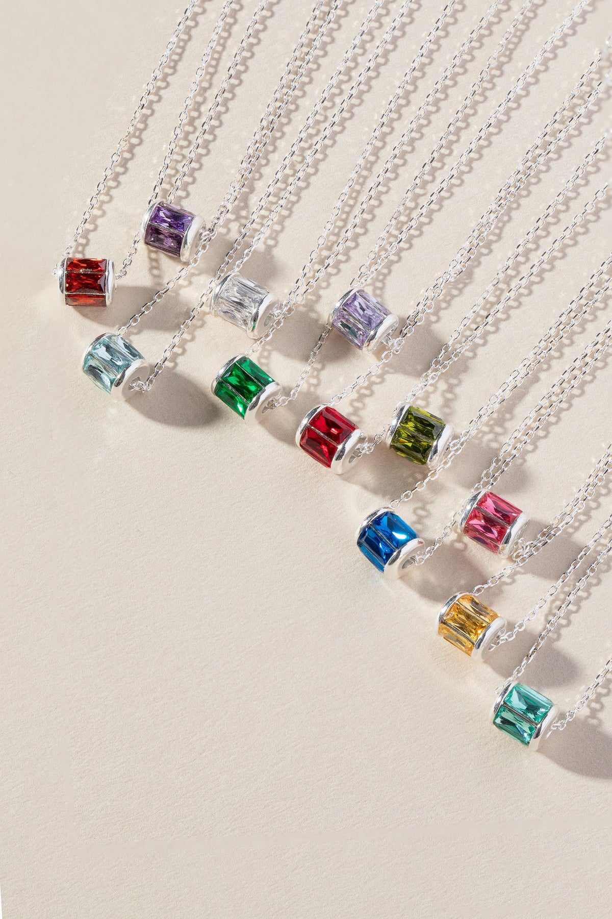 February Birthstone Precious Pendant Necklace