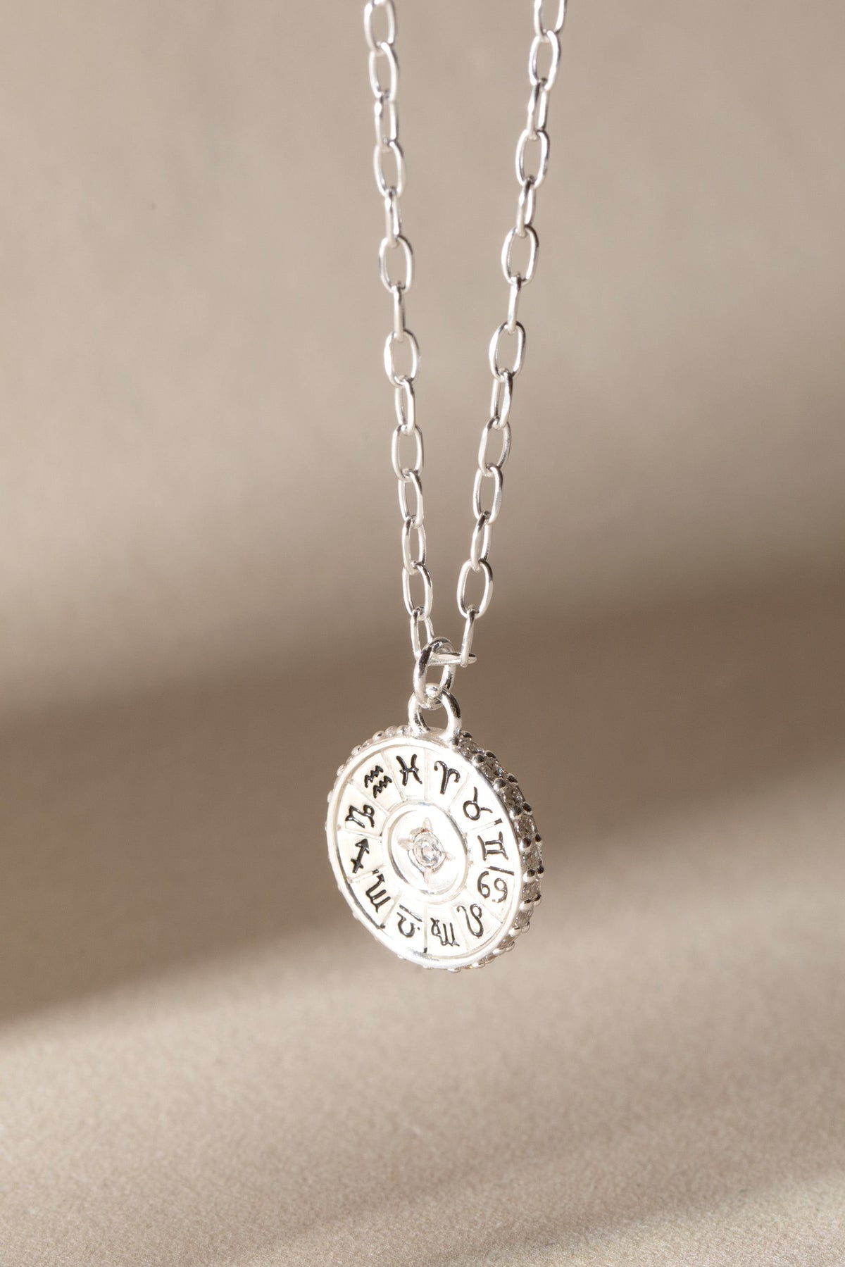 Virgo Zodiac Precious Necklace