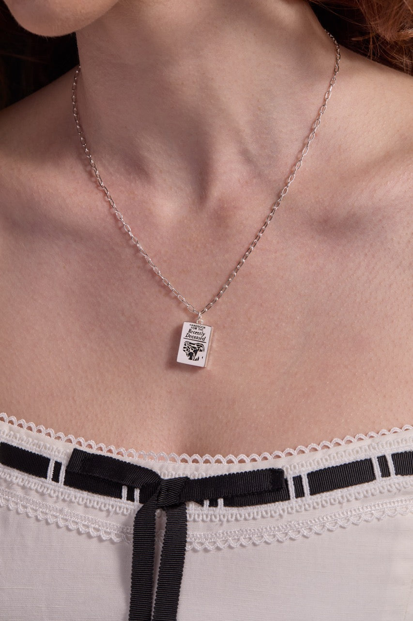 BEETLEJUICE™ 'Handbook for the Recently Deceased' Pendant Necklace