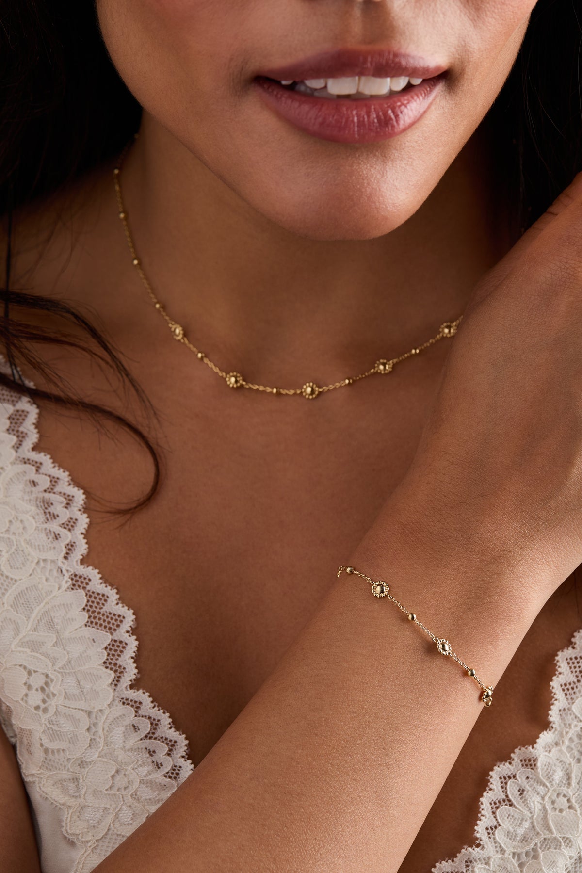 Floret Chain Bracelet