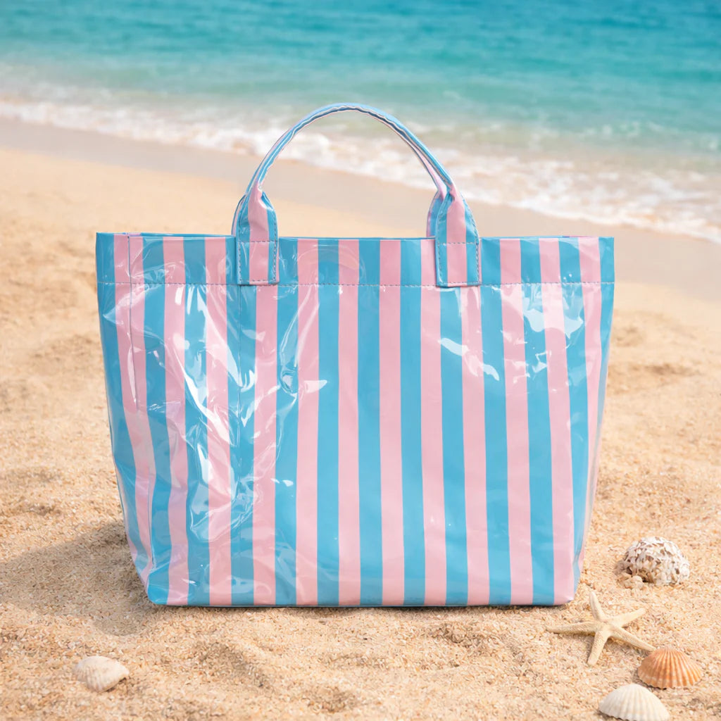 Waterproof Striped  Beach Bag