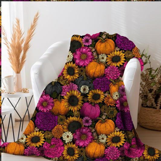 Fall Floral 50x60 Blanket | Preorder Closes 7/28, ETA Mid Sept.